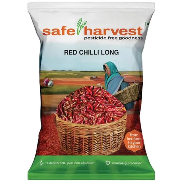 Safe Harvest Red Chilli - Long, 200 g-1.webp